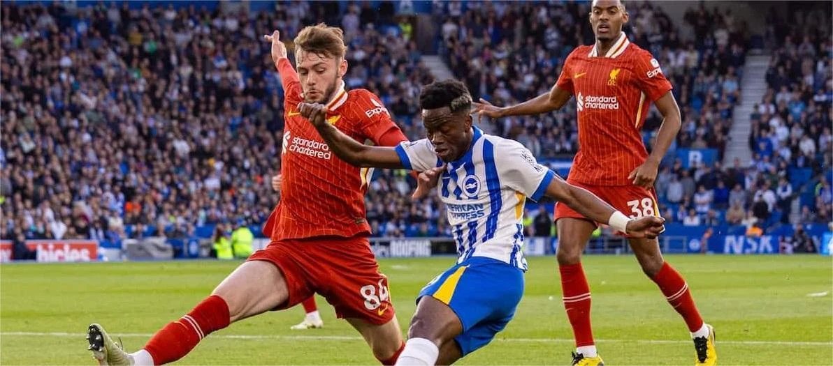 Ngoại hạng Anh – Elliott ghi bàn khi Liverpool thua Brighton 2-3